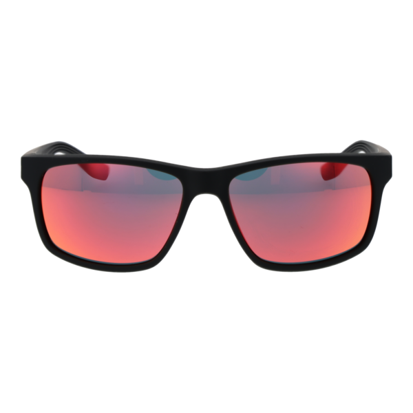 Nike Sonnenbrille EV0834 59016 – Frontansicht mit Kunststoff Rahmen und Rot Gläsern