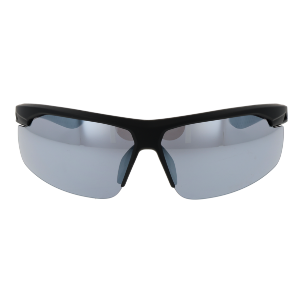 Nike Sonnenbrille FB9733 75010 – Frontansicht mit Kunststoff Rahmen und Silber Gläsern