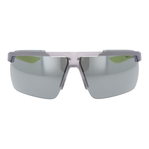 Nike Sonnenbrille FV2405 75012 – Frontansicht mit Kunststoff Rahmen und Silber Gläsern