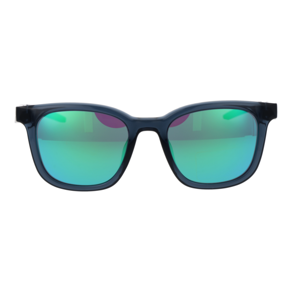 Nike Sonnenbrille FV2406 52060 – Frontansicht mit Kunststoff Rahmen und Grün Gläsern