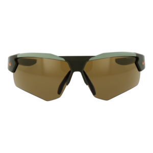 Nike Sonnenbrille FV2410 71223 – Frontansicht mit Kunststoff Rahmen und Oliv Gläsern