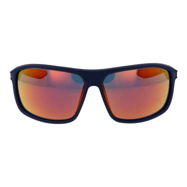 Nike Sonnenbrille Nike IB3286X 63492 – Frontansicht mit Kunststoff Rahmen und Orange Gläsern