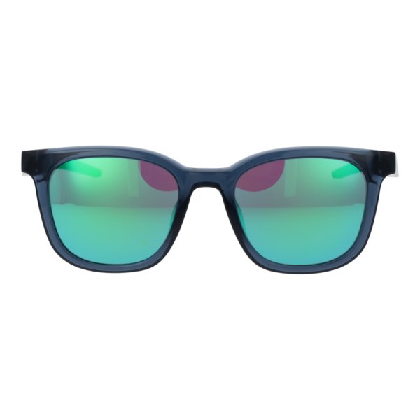Nike Sonnenbrille Nike IW5864X 52060 – Frontansicht mit Kunststoff Rahmen und Grün Gläsern
