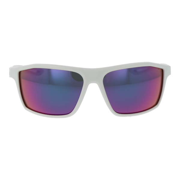Nike Sonnenbrille V24006 60133 – Frontansicht mit Kunststoff Rahmen und Grün Gläsern