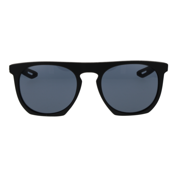 Nike Sonnenbrille V24030 52010 – Frontansicht mit Kunststoff Rahmen und Grau Gläsern
