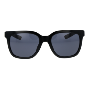 Nike Sonnenbrille V24037 54010 – Frontansicht mit Kunststoff Rahmen und Grau Gläsern