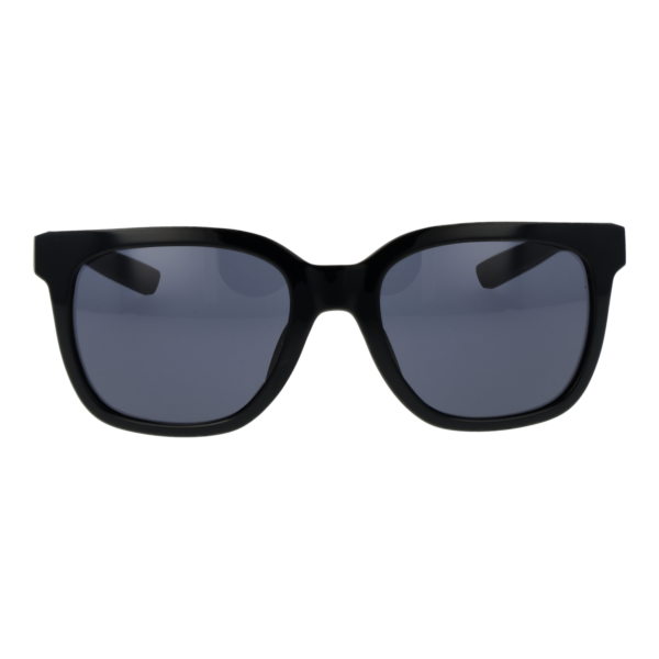 Nike Sonnenbrille V24037 54010 – Frontansicht mit Kunststoff Rahmen und Grau Gläsern