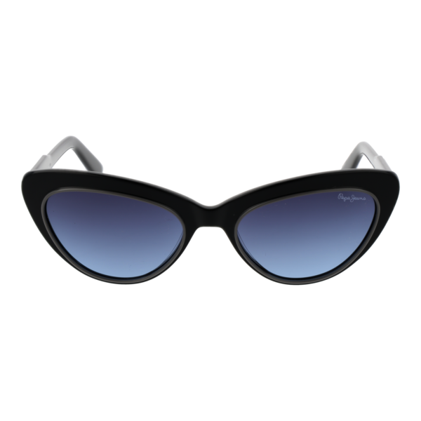 Pepe Jeans Sonnenbrille PJ7428 55185 – Frontansicht mit Azetat Rahmen und Blau Gläsern