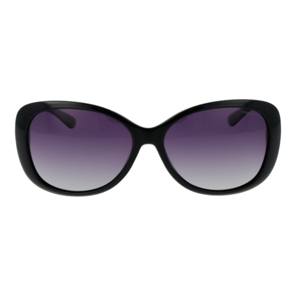 Polaroid Sonnenbrille P8317 58KIHIX – Frontansicht mit Polycarbonat Rahmen und Lila Gläsern