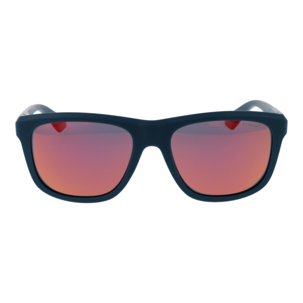 Polaroid Sonnenbrille PLD 2163/S 545BFOZ – Frontansicht mit Polycarbonat Rahmen und Blau Gläsern