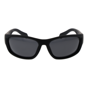 Polaroid Sonnenbrille PLD 2166/S 62003M9 – Frontansicht mit Gummi Rahmen und Grau Gläsern