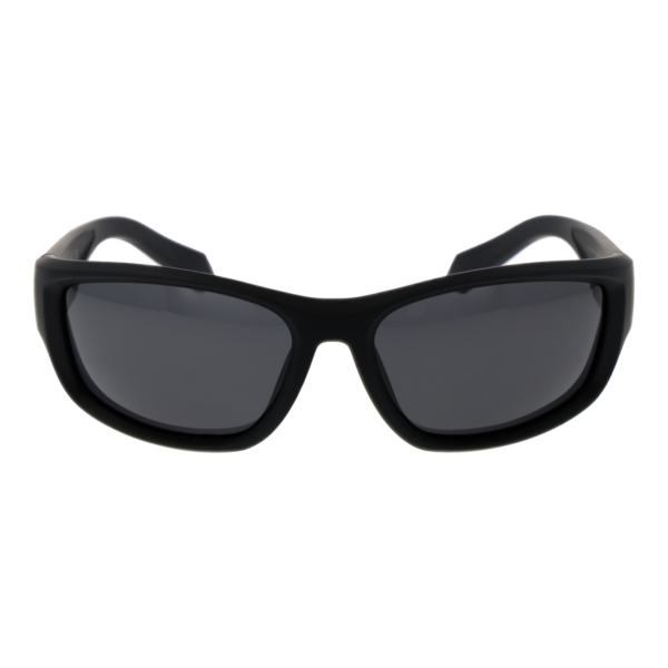 Polaroid Sonnenbrille PLD 2166/S 62003M9 – Frontansicht mit Gummi Rahmen und Grau Gläsern