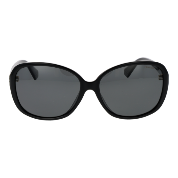 Polaroid Sonnenbrille PLD 4098/S 58807M9 – Frontansicht mit Polycarbonat Rahmen und Grau Gläsern