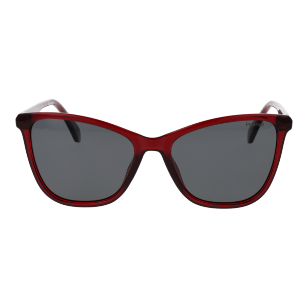 Polaroid Sonnenbrille PLD 4194/S 55C9AM9 – Frontansicht mit Polycarbonat Rahmen und Grau Gläsern