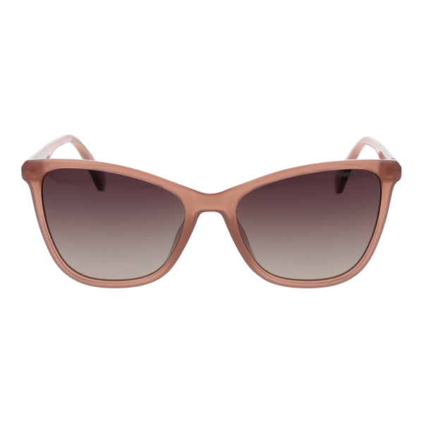 Polaroid Sonnenbrille PLD 4194/S 55FWMLA – Frontansicht mit Polycarbonat Rahmen und Braun Gläsern
