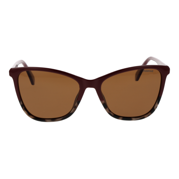 Polaroid Sonnenbrille PLD 4194/S 55YDCSP – Frontansicht mit Polycarbonat Rahmen und Brau Gläsern