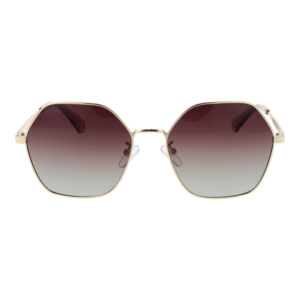 Polaroid Sonnenbrille PLD 4205/G/S/X 5601QLA – Frontansicht mit Metall Rahmen und Braun Gläsern
