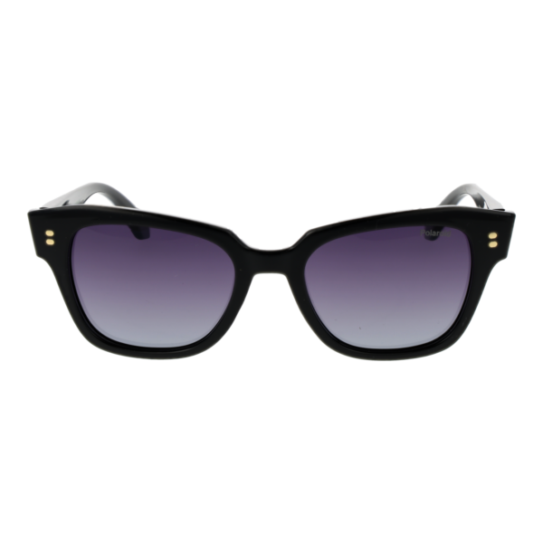 Polaroid Sonnenbrille PLD 6251/S/X 51QFUWJ – Frontansicht mit Polycarbonat Rahmen und Lila Gläsern