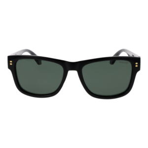 Polaroid Sonnenbrille PLD 6252/S/X 55807UC – Frontansicht mit Polycarbonat Rahmen und Grün Gläsern