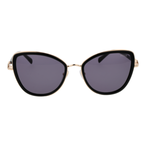 Pucci Sonnenbrille EP0184 5705A – Frontansicht mit Metall Rahmen und Grau Gläsern