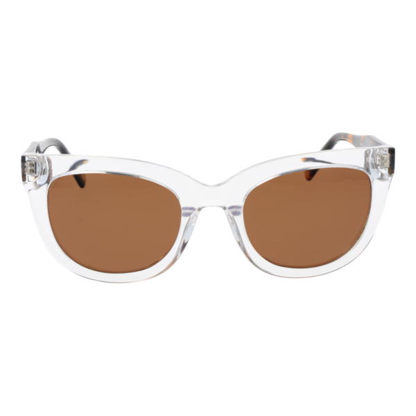 Skechers Sonnenbrille SE00040 5226H – Frontansicht mit Kunststoff Rahmen und Braun Gläsern