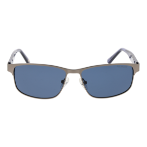 Skechers Sonnenbrille SE00046 5611D – Frontansicht mit Metall Rahmen und Blau Gläsern