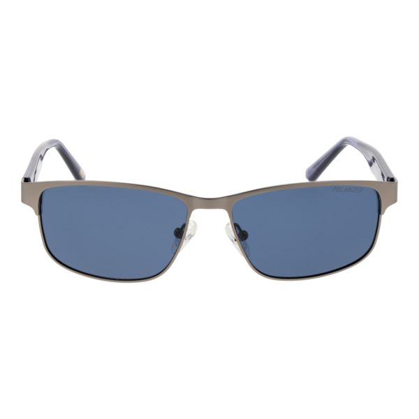 Skechers Sonnenbrille SE00046 5611D – Frontansicht mit Metall Rahmen und Blau Gläsern
