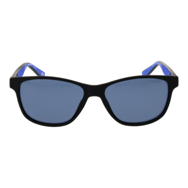 Skechers Sonnenbrille SE00058 5302D – Frontansicht mit Kunststoff Rahmen und Blau Gläsern