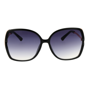 Skechers Sonnenbrille SE6239 6001B – Frontansicht mit Kunststoff Rahmen und Grau Gläsern