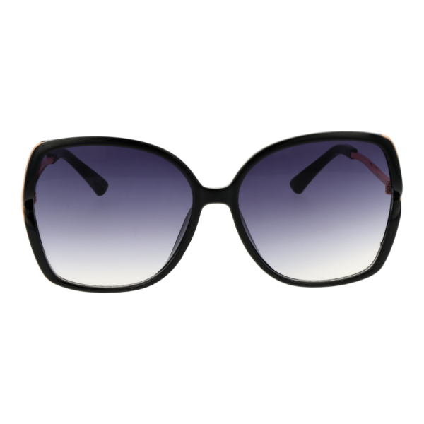 Skechers Sonnenbrille SE6239 6001B – Frontansicht mit Kunststoff Rahmen und Grau Gläsern