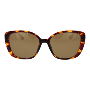 Skechers Sonnenbrille SE6265 5652H – Frontansicht mit Kunststoff Rahmen und Braun Gläsern