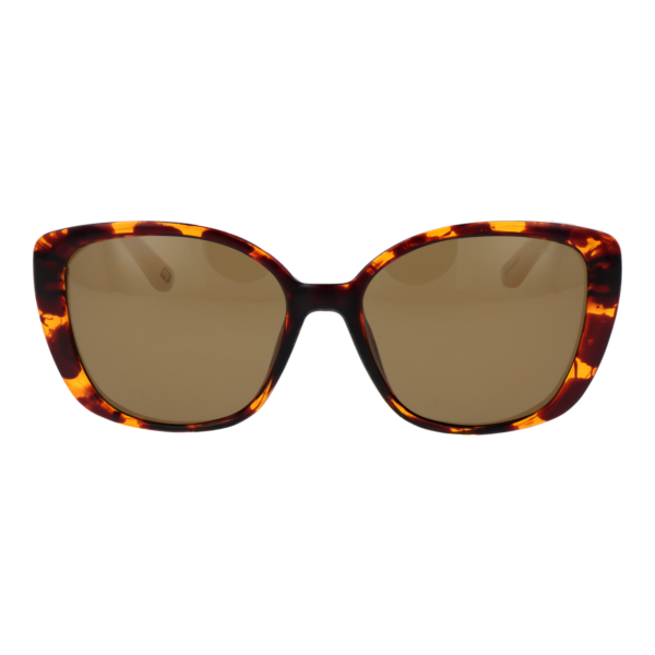 Skechers Sonnenbrille SE6265 5652H – Frontansicht mit Kunststoff Rahmen und Braun Gläsern