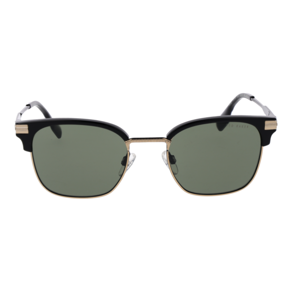 Ted Baker Sonnenbrille TB1719 51001 – Frontansicht mit Metall Rahmen und Grün Gläsern