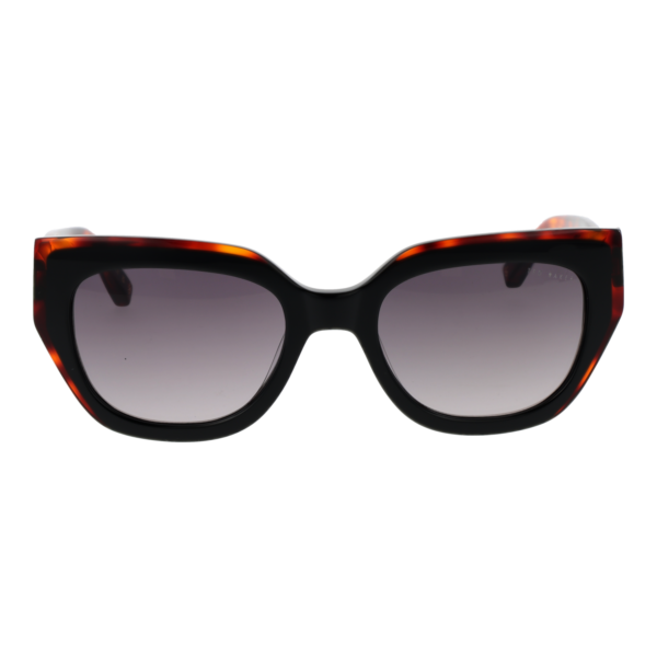 Ted Baker Sonnenbrille TB1757 53001 – Frontansicht mit Azetat Rahmen und Grau Gläsern