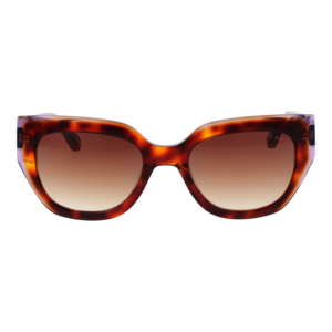 Ted Baker Sonnenbrille TB1757 53100 – Frontansicht mit Azetat Rahmen und Braun Gläsern