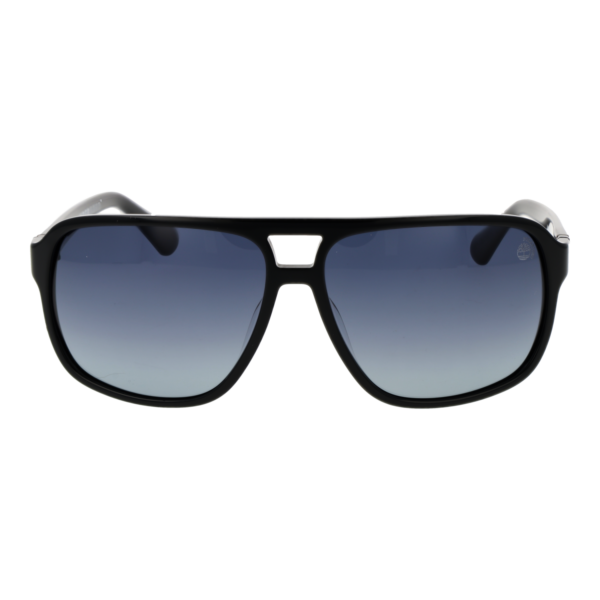 Timberland Sonnenbrille TB00031 6501D – Frontansicht mit Azetat Rahmen und Grau Gläsern