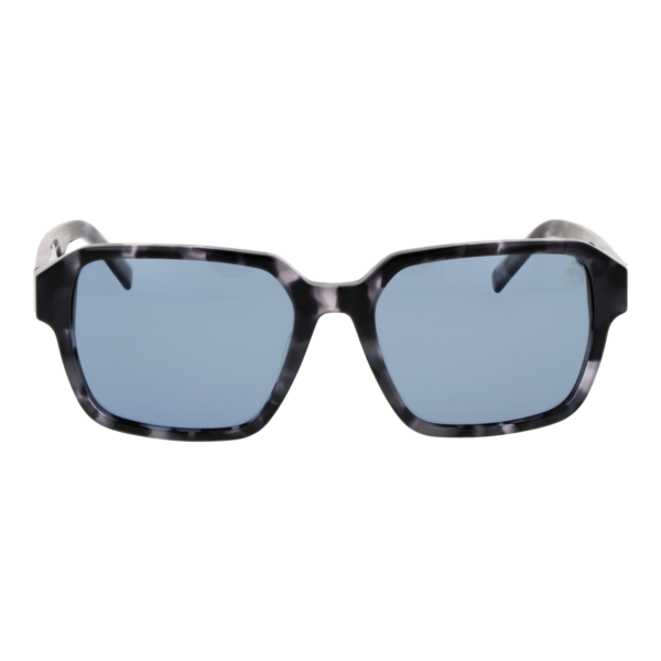Timberland Sonnenbrille TB00043 5652D – Frontansicht mit Azetat Rahmen und Blau Gläsern