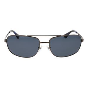 Timberland Sonnenbrille TB00045 6608D – Frontansicht mit Metall Rahmen und Grau Gläsern