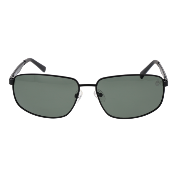 Timberland Sonnenbrille TB9300 6202R – Frontansicht mit Metall Rahmen und Grün Gläsern