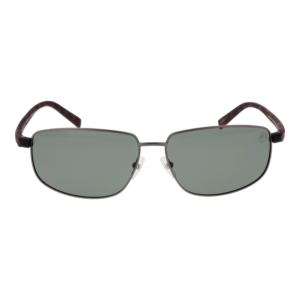 Timberland Sonnenbrille TB9325 6509R – Frontansicht mit Metall Rahmen und Grau Gläsern