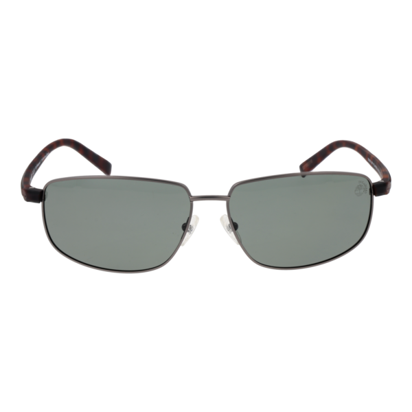 Timberland Sonnenbrille TB9325 6509R – Frontansicht mit Metall Rahmen und Grau Gläsern
