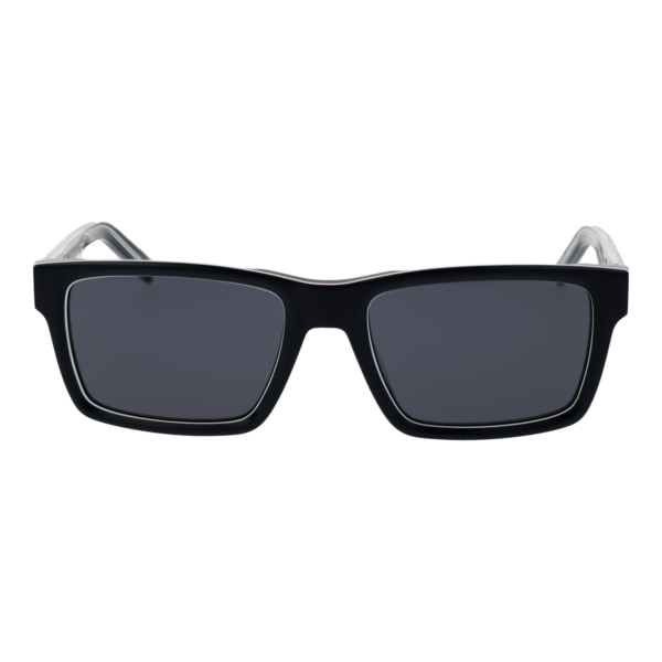Tommy Hilfiger Sonnenbrille TH 2309/S 55PJPIR – Frontansicht mit Azetat Rahmen und Grau Gläsern