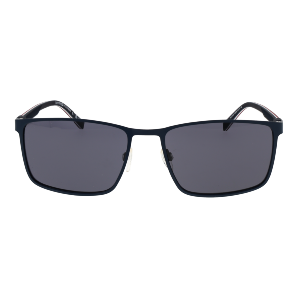 Tommy Hilfiger Sonnenbrille TH 2319/S 59PJPIR – Frontansicht mit Metall Rahmen und Grau Gläsern