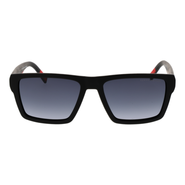 Tommy Hilfiger Sonnenbrille TH 2324/S 56OIT9O – Frontansicht mit Polyamid Rahmen und Grau Gläsern