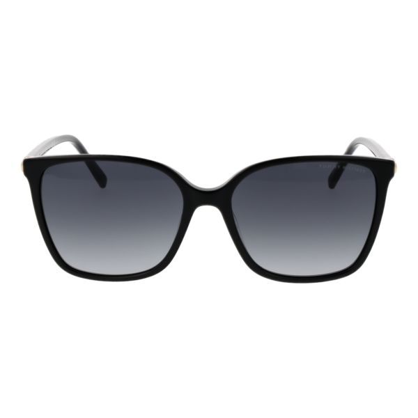 Tommy Hilfiger Sonnenbrille TH 2349/S 558079O – Frontansicht mit Azetat Rahmen und Grau Gläsern