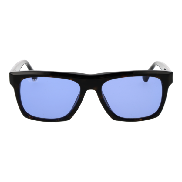 Web Sonnenbrille WE0350 5556V – Frontansicht mit Azetat Rahmen und Blau Gläsern