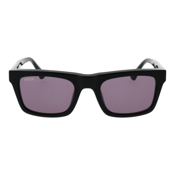 Web Sonnenbrille WE0362 5205A – Frontansicht mit Azetat Rahmen und Grau Gläsern
