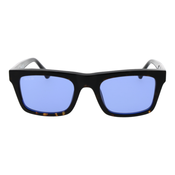 Web Sonnenbrille WE0362 5256V – Frontansicht mit Azetat Rahmen und Blau Gläsern