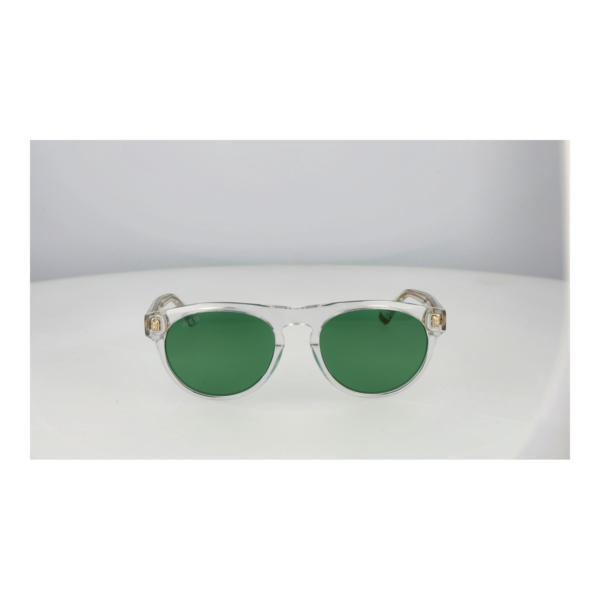 Web Sonnenbrille WE0372 5326N – Frontansicht mit Azetat Rahmen und Grün Gläsern