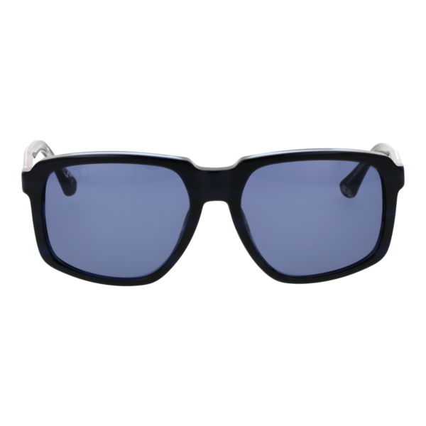 Web Sonnenbrille WE0378 5892V – Frontansicht mit Azetat Rahmen und Blau Gläsern